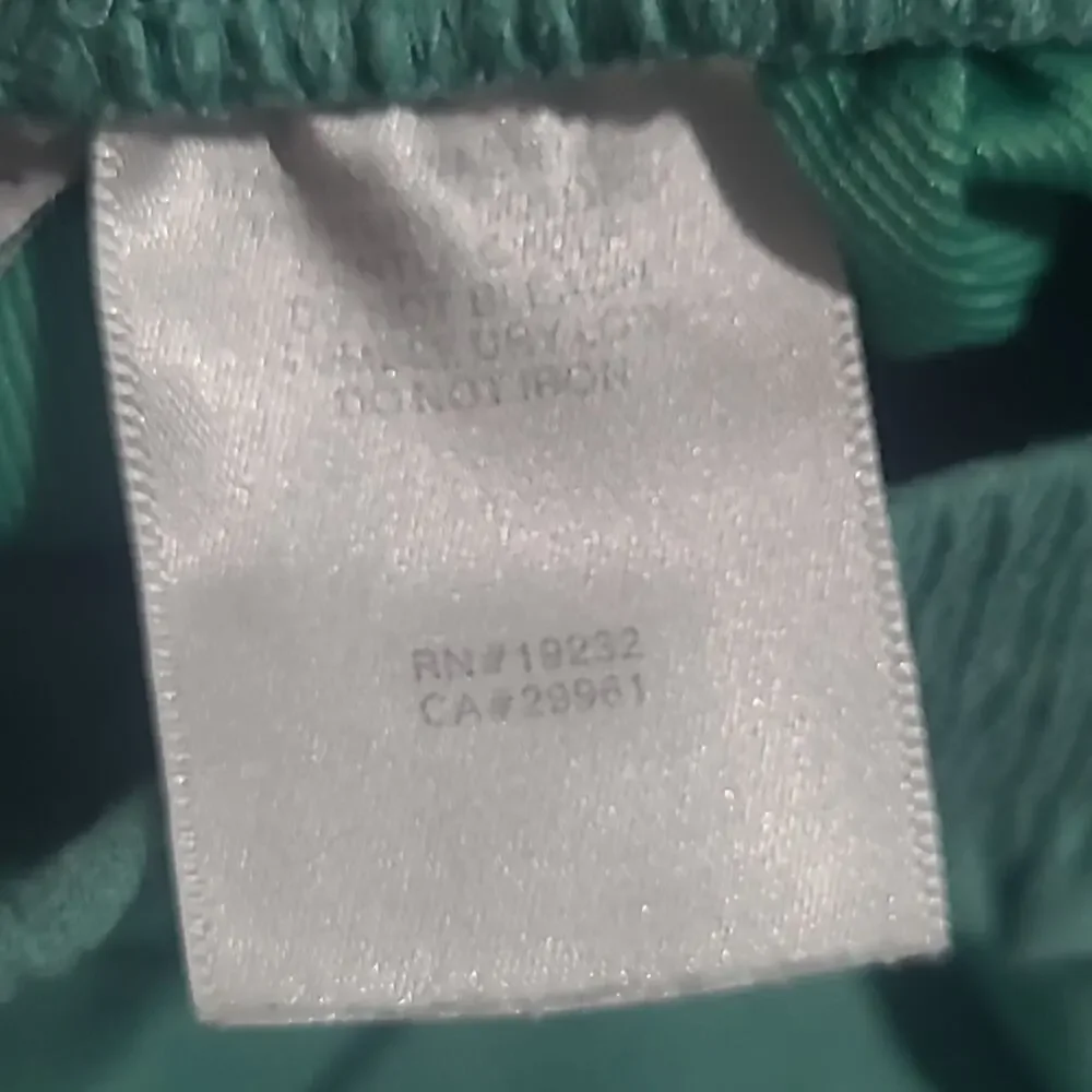 Alfred Dunner SZ 18 Pants Green Pull On Elastic High Waist Granny Core *FLAW* - Picture 10 of 10
